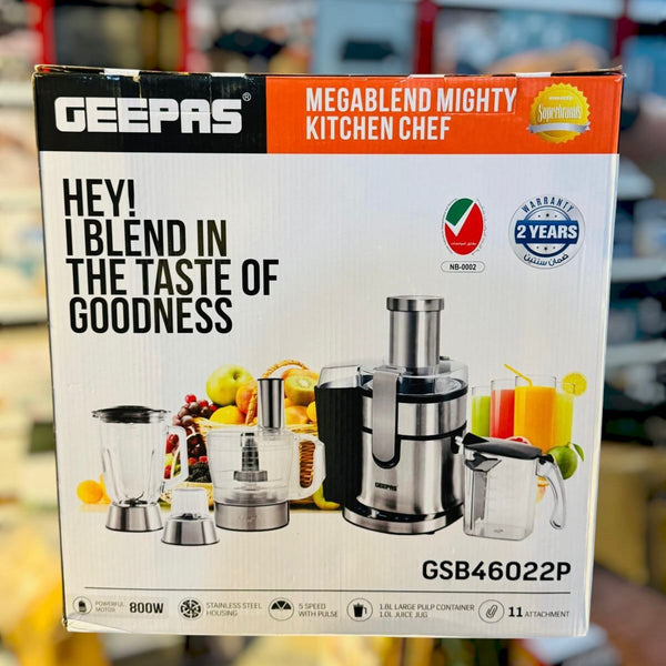 Geepas Megablend Mighty Kitchen Chef Food Factory-46022