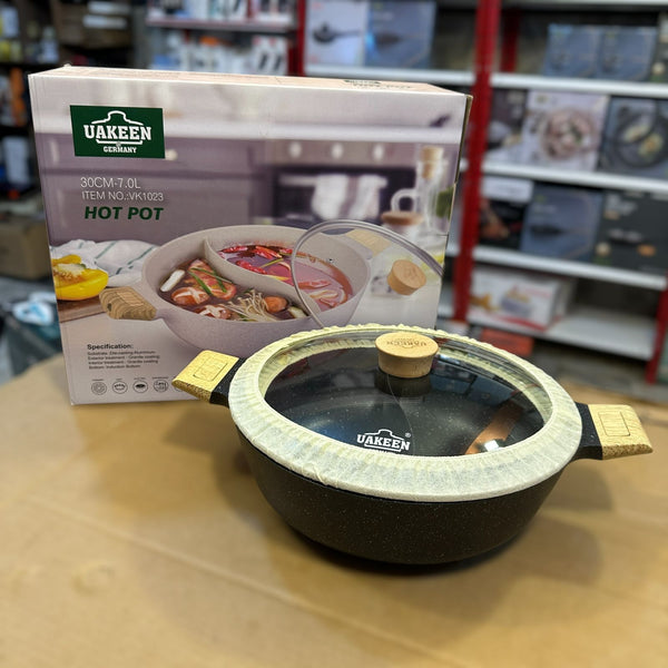 Uakeen Germany Induction Die-Cast Granite Hot Pot VK-1023