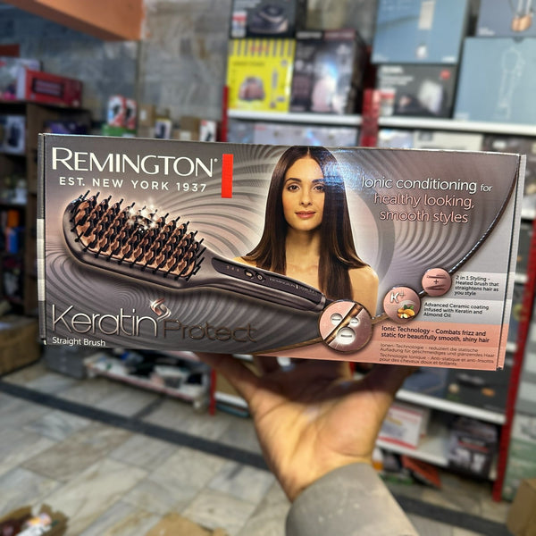 Remington Keratin Protect Straightener Brush CB-7480