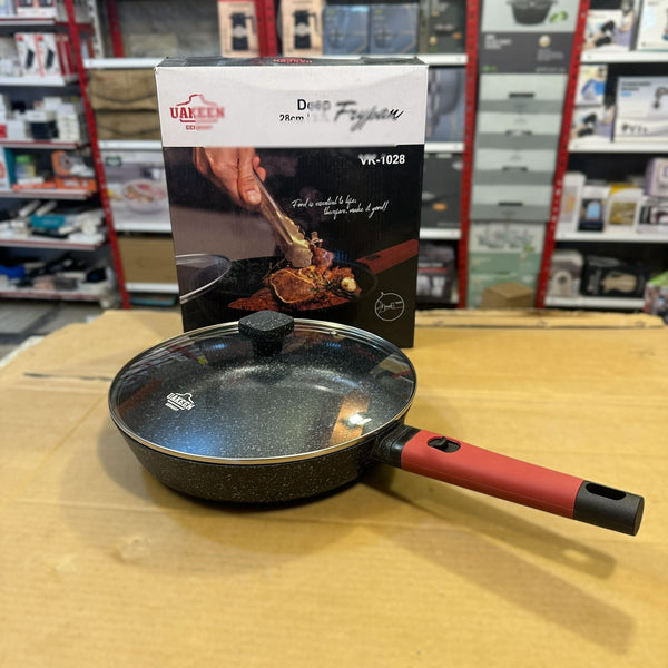 Uakeen Germany Induction Die-Cast Granite Deep Frypan 28cm VK-1028