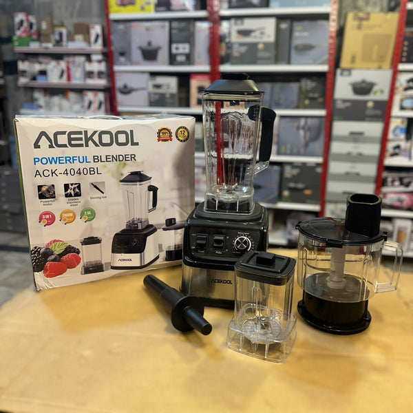 ACEKOOL 3 in 1 Blender ACK-4040BL