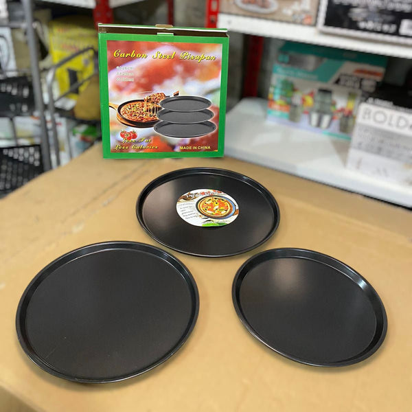 3Pcs Pizza Pan Set