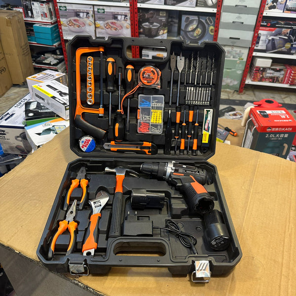 Rechargeable Drill + Multi Tool Box