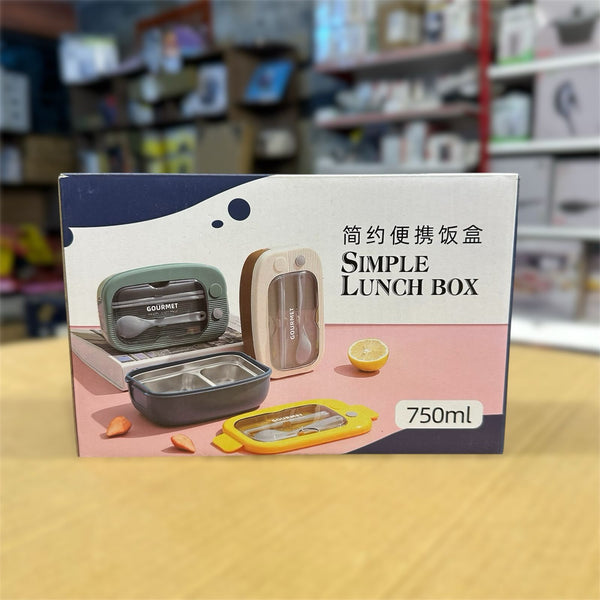 Gourmet Steel Lunch Box 750ml
