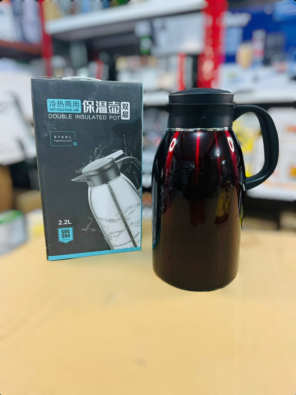 Steel Double Insulated Thermos 2.2L