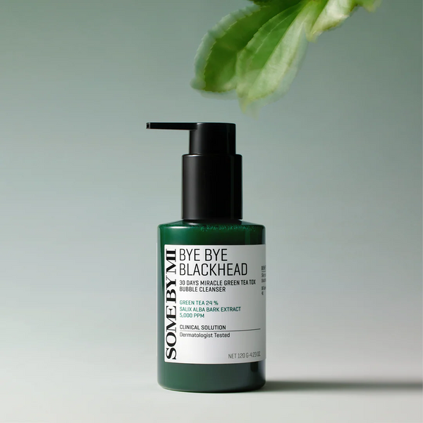 Some By Mi Bye Bye Black Head 30 Days Miracle Green Tea Tox Bubble Cleanser 120g
