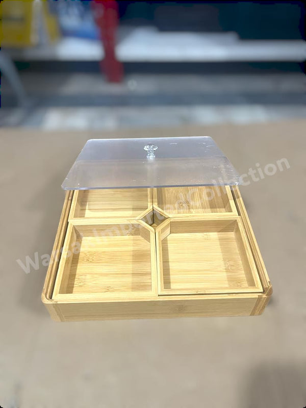 Dry Fruit Wooden Tray