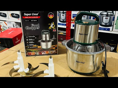 Super Crest 5L Food Chopper SCT-2014 with Extra Blade