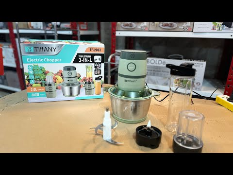 Tiffany 3 In 1 Chopper, Blender & Grinder