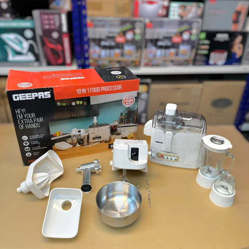 GEEPAS 400W 10 in 1 Food Professor-1650