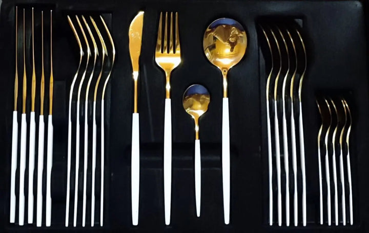white cutlery set in pakistan